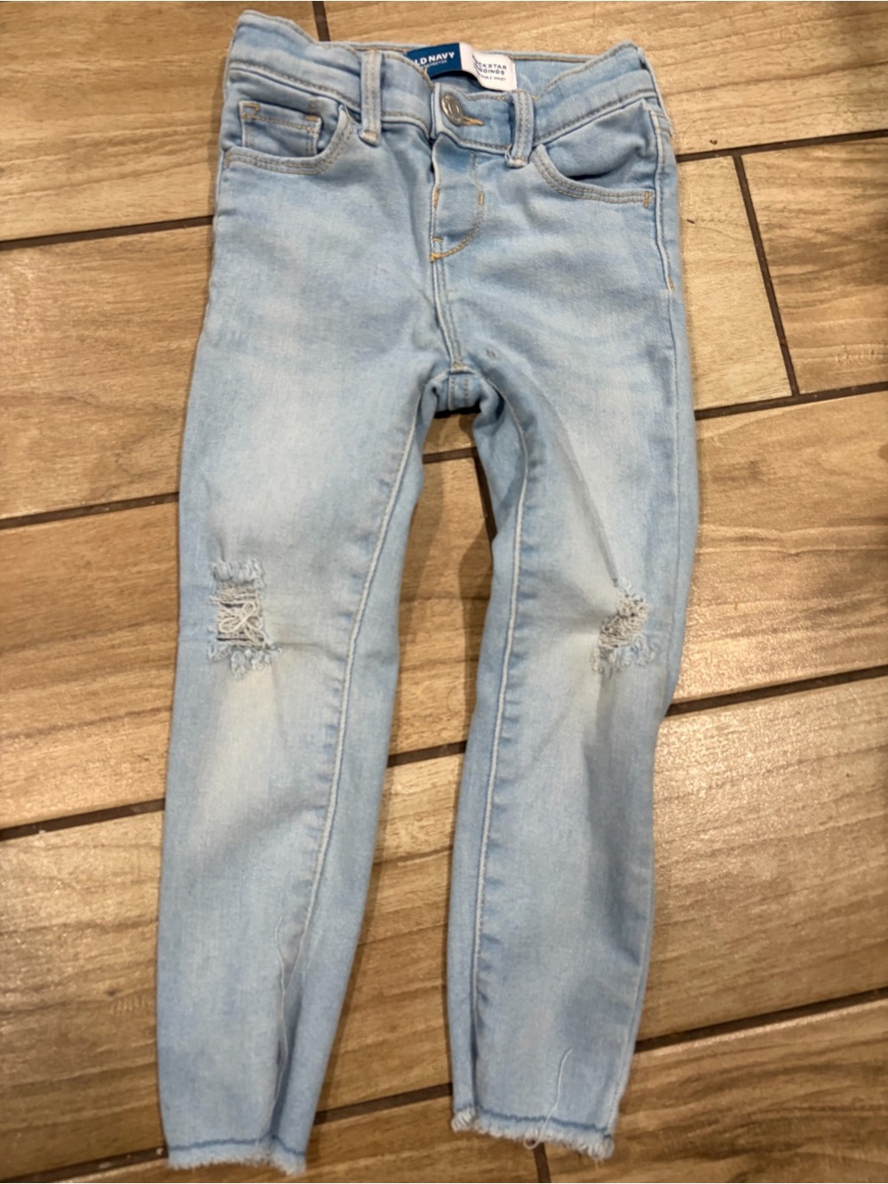Toddler Girls 4T Old Navy Light Blue Girls' Rockstar Jeggings
